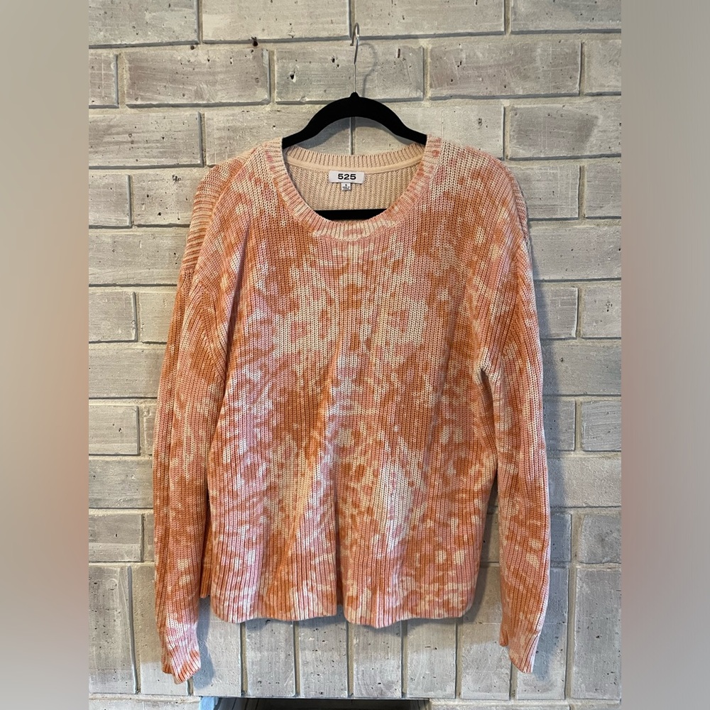 525 Orange and Pink Sweater